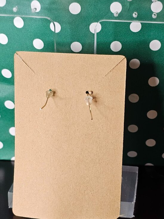 Crystal Drop Ear Rings - Picture 2 of 2